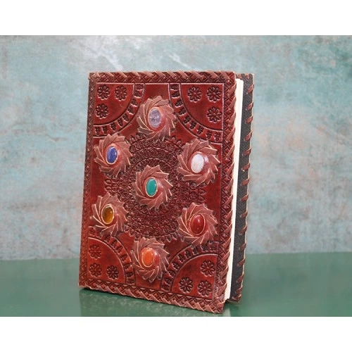 BUĞZ Taşlı Deri Defter Model 10 BUĞZ Taşlı Deri Defter Model 10