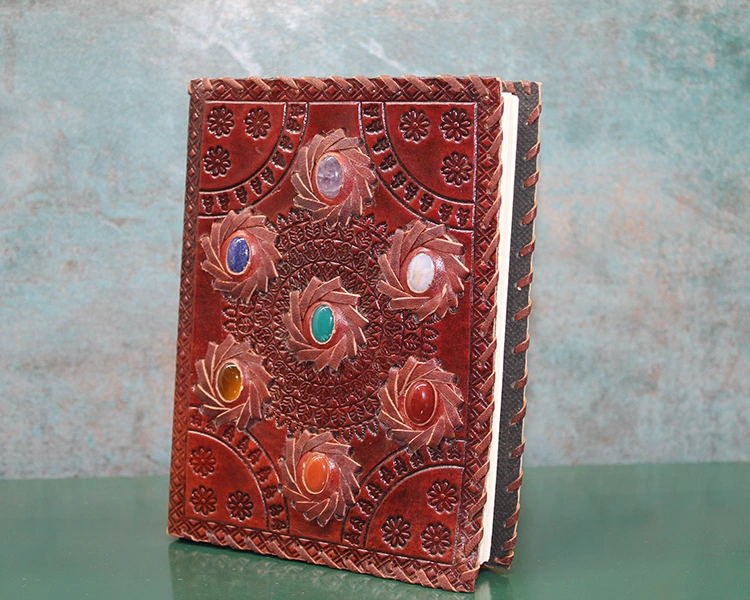 BUĞZ TAŞLI DERİ DEFTER MODEL 10 BUĞZ TAŞLI DERİ DEFTER MODEL 10