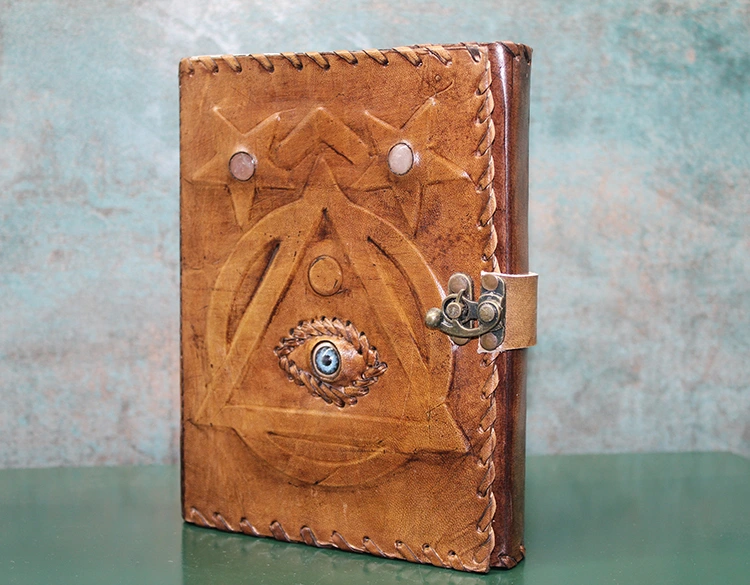 BUĞZ TAŞLI DERİ DEFTER MODEL 4 BUĞZ TAŞLI DERİ DEFTER MODEL 4