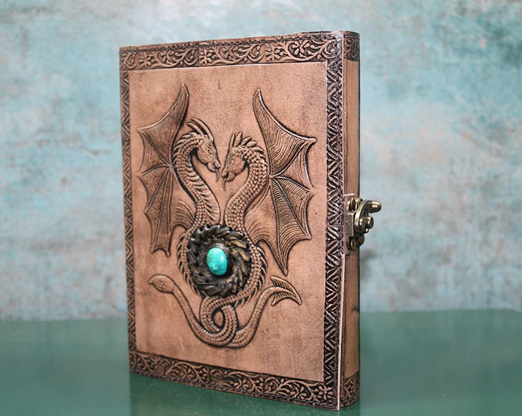 BUĞZ TAŞLI DERİ DEFTER MODEL 8