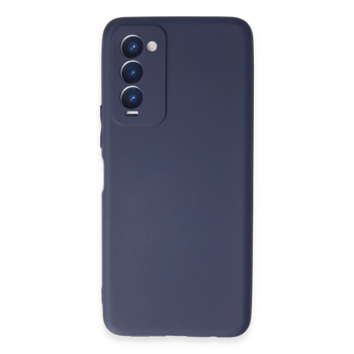 BUĞZ Tecno Camon 18 Kılıf First Silikon - Lacivert