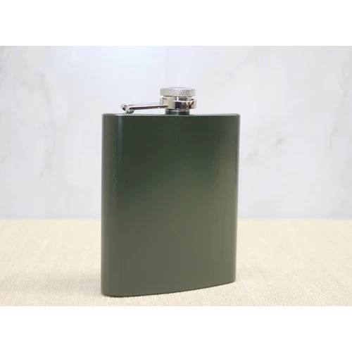 BUĞZ Tekli Haki 7 Oz Matara BUĞZ Tekli Haki 7 Oz Matara
