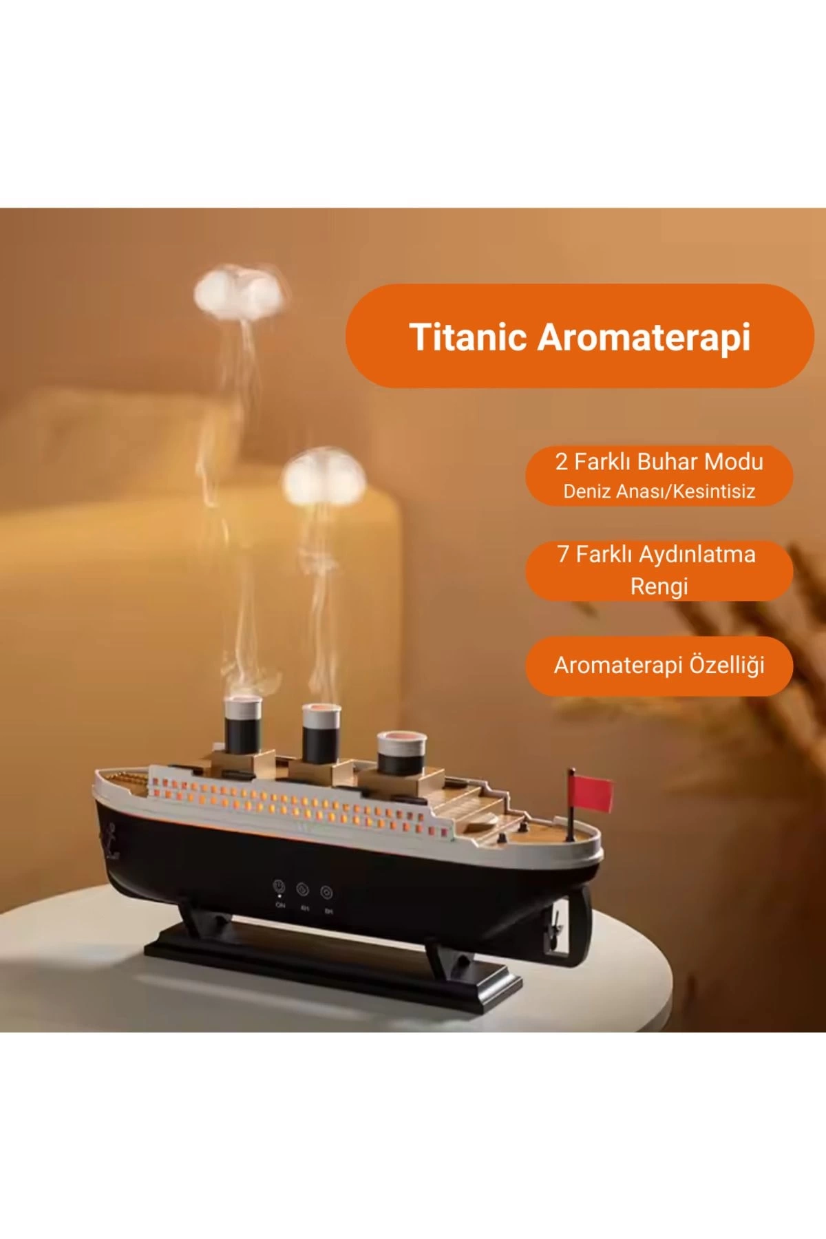 BUĞZ Titanic Aromaterapi Hava Nemlendirici BUĞZ Titanic Aromaterapi Hava Nemlendirici