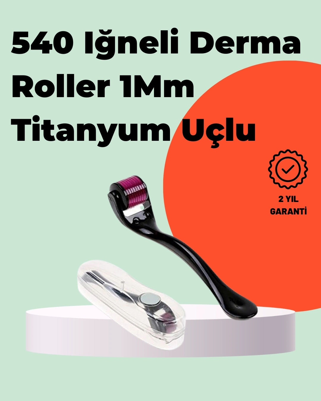 BUĞZ Titanyum İğneli Derma Roller – Evde Cilt Bakımı İçin Uygun
