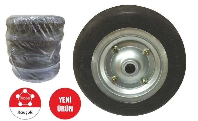 BUĞZ Tkr 001 El Arabası Tekeri Dolgu Teker Burçlu