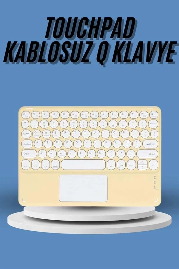 BUĞZ Touchpad Tüm Cihazlara Uyumlu Bluetooth Klavye Touchpad Slim Kablosuz Wifi Q Klavye BUĞZ Touchpad Tüm Cihazlara Uyumlu Bluetooth Klavye Touchpad Slim Kablosuz Wifi Q Klavye