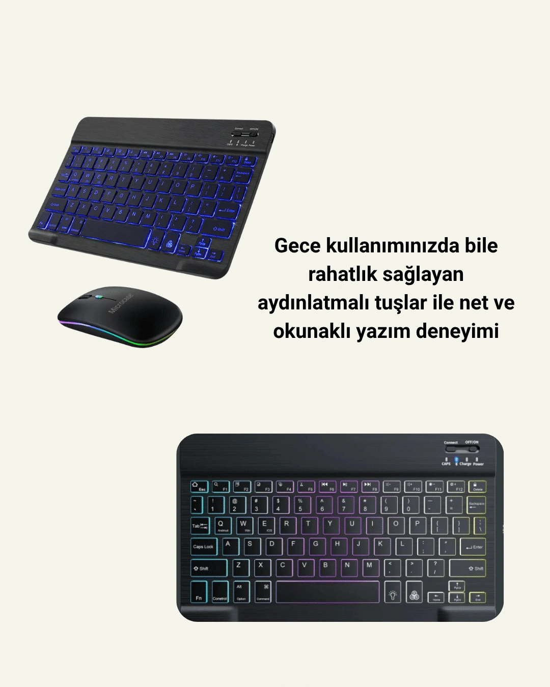 BUĞZ TÜRKÇE Q KLAVYE DÜZENLİ RGB KABLOSUZ KLAVYE MOUSE SET - BUĞZ BUĞZ TÜRKÇE Q KLAVYE DÜZENLİ RGB KABLOSUZ KLAVYE MOUSE SET - BUĞZ