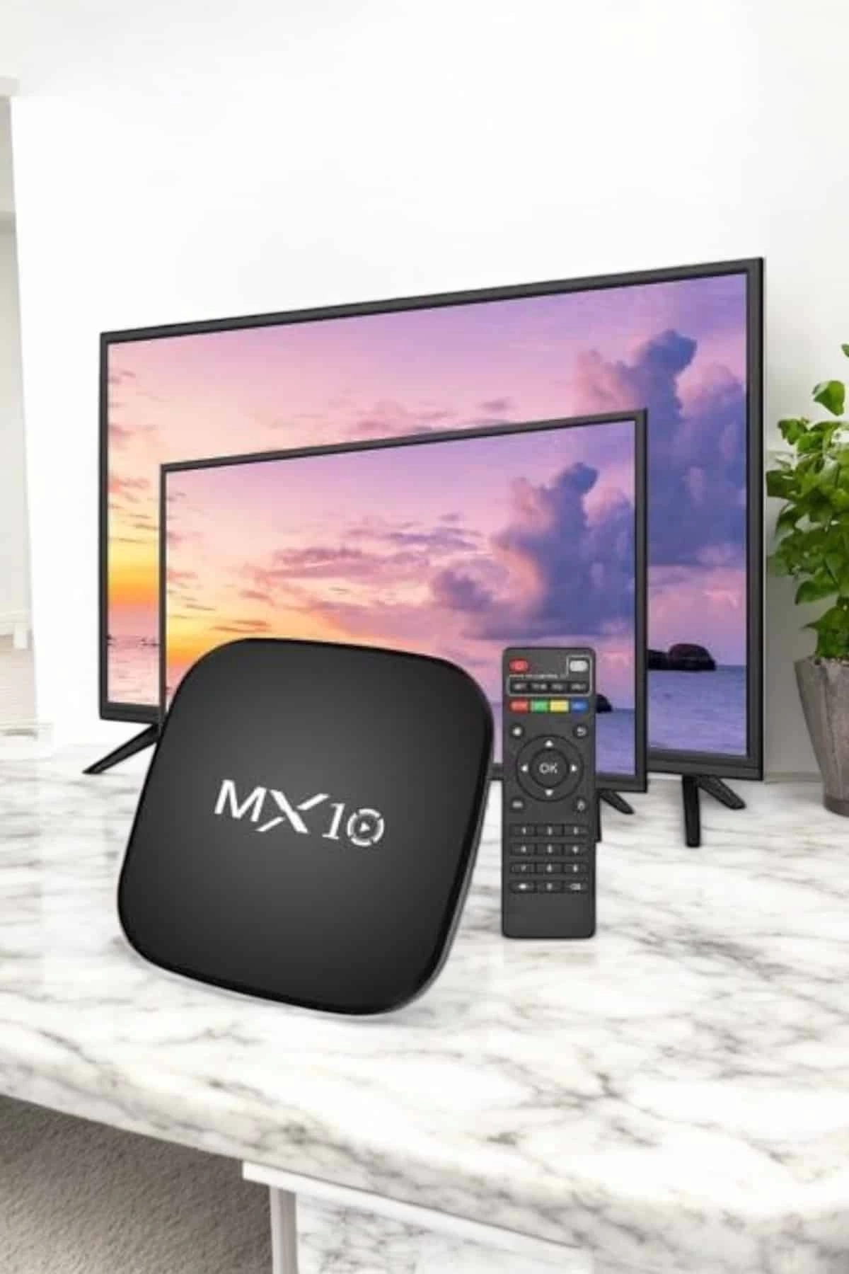 BUĞZ TV Box Android Uyumlu 4 Çekirdekli WİFİ Bağlantılı 4K