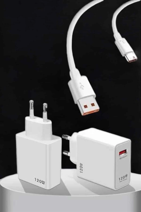 BUĞZ Type-C 120W Şarj Aleti Hızlı Şarj Turbo