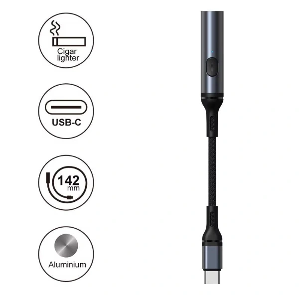 BUĞZ TYPE - C KABLOLU ELEKTRİKLİ ÇAKMAK