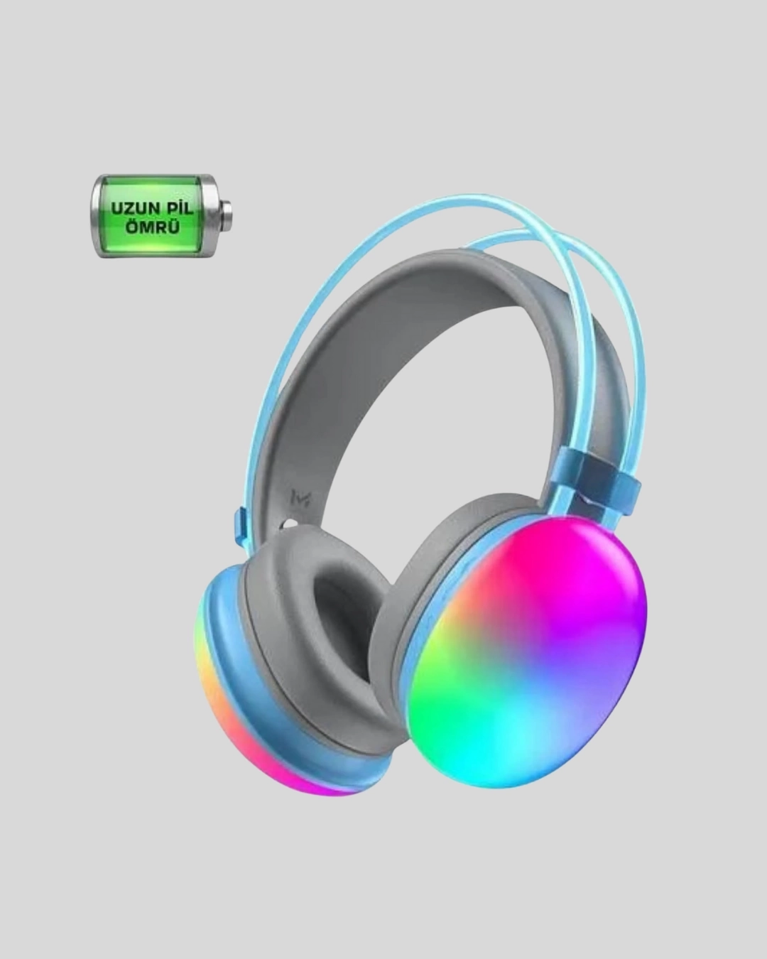 BUĞZ Type-C Şarjlı RGB Işıklı Bluetooth Oyuncu Kulaklığı