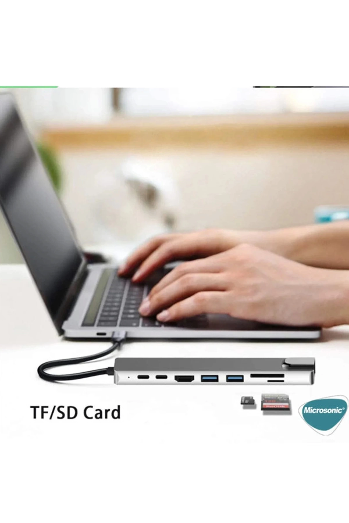 BUĞZ Type-c To Hdtv Multifunction Adapter 8 Port Kablo