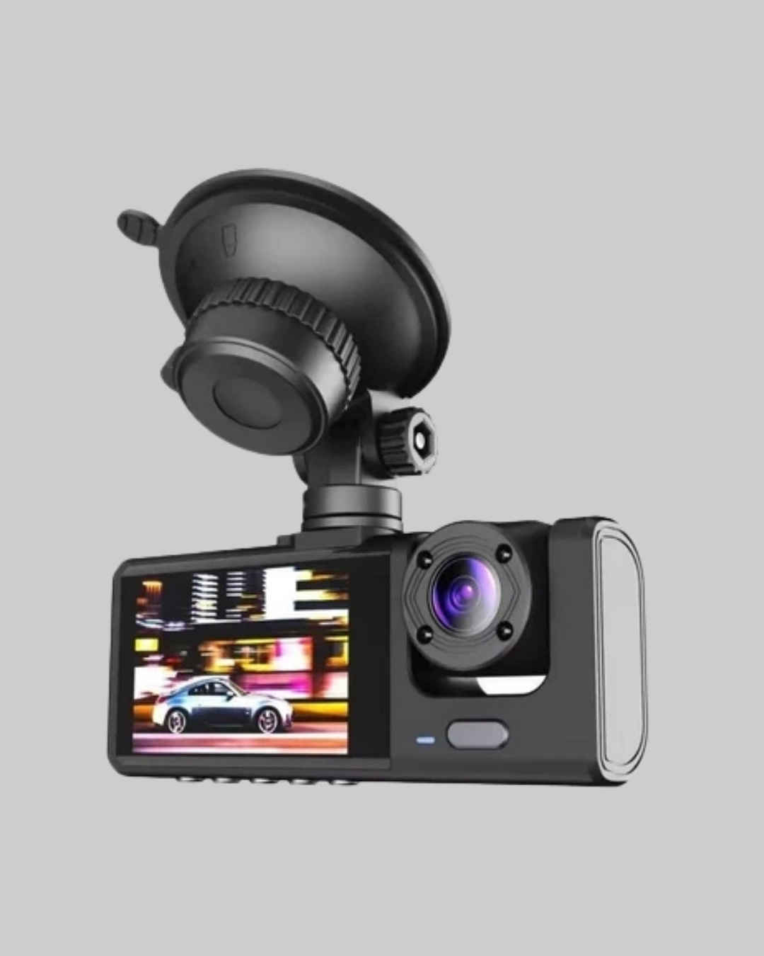 BUĞZ Üç Kameralı Araç DVR Full HD Gece Görüşlü ve 2 inç IPS Ekranlı