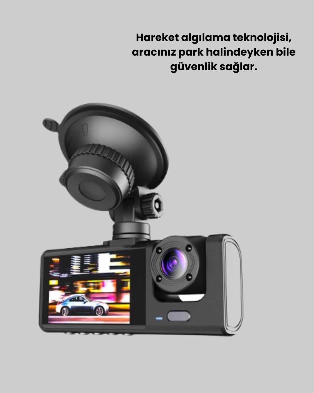 BUĞZ Üç Kameralı Araç Kamerası Full HD Gece Görüş  G-Sensör