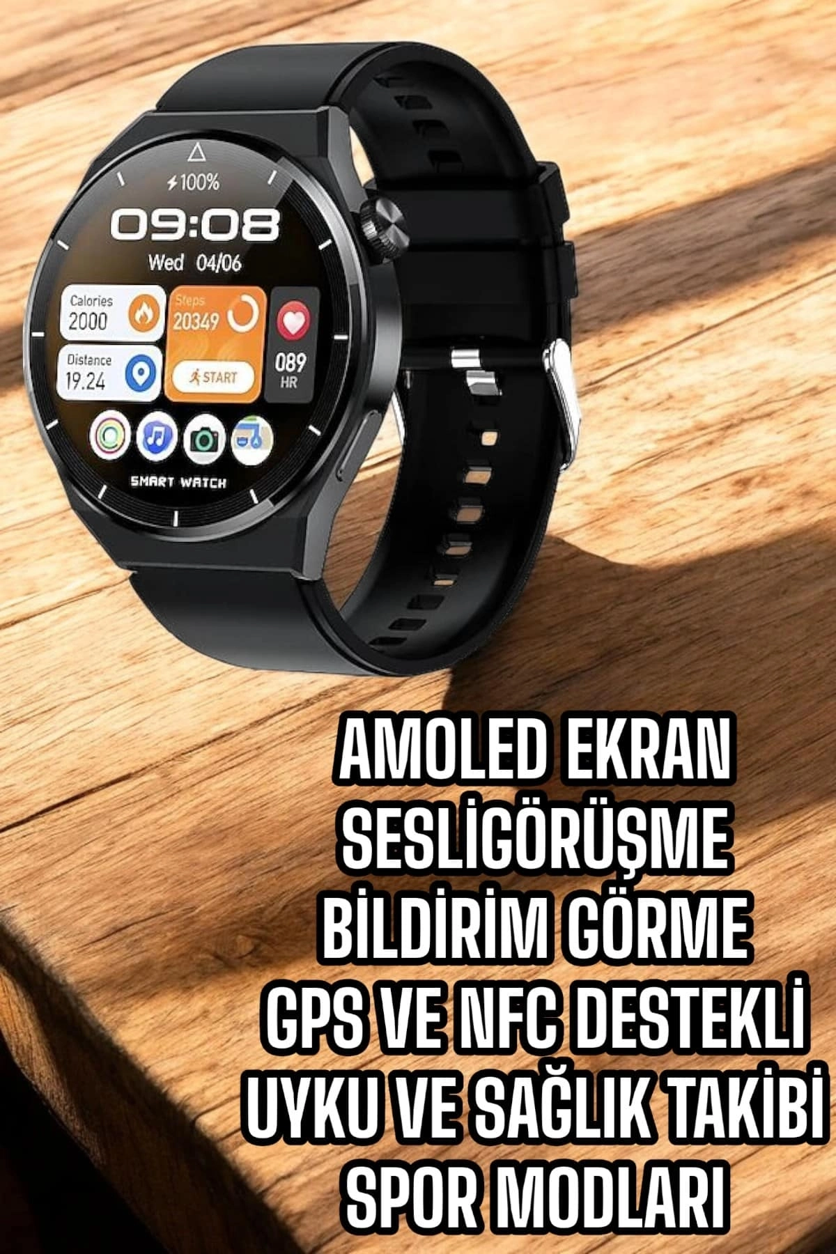 BUĞZ Ucuz ve Kaliteli Yeni Nesil Bluetooth Bağlantılı Akıllı Saat