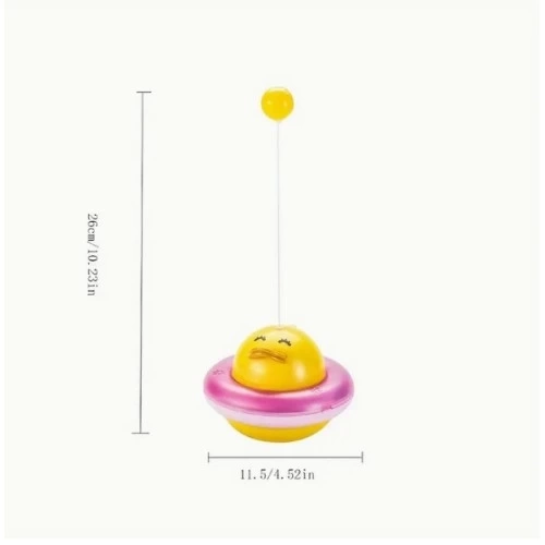 BUĞZ UFO Şekilli Ördek Kedi Oyuncağı