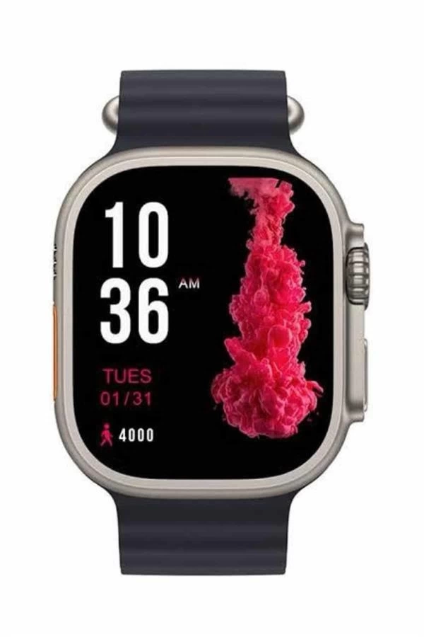 BUĞZ Ultra Akıllı Saat 49 Mm Çift Kordonlu Arama Cevaplama Bluetooth Bağlantılı
