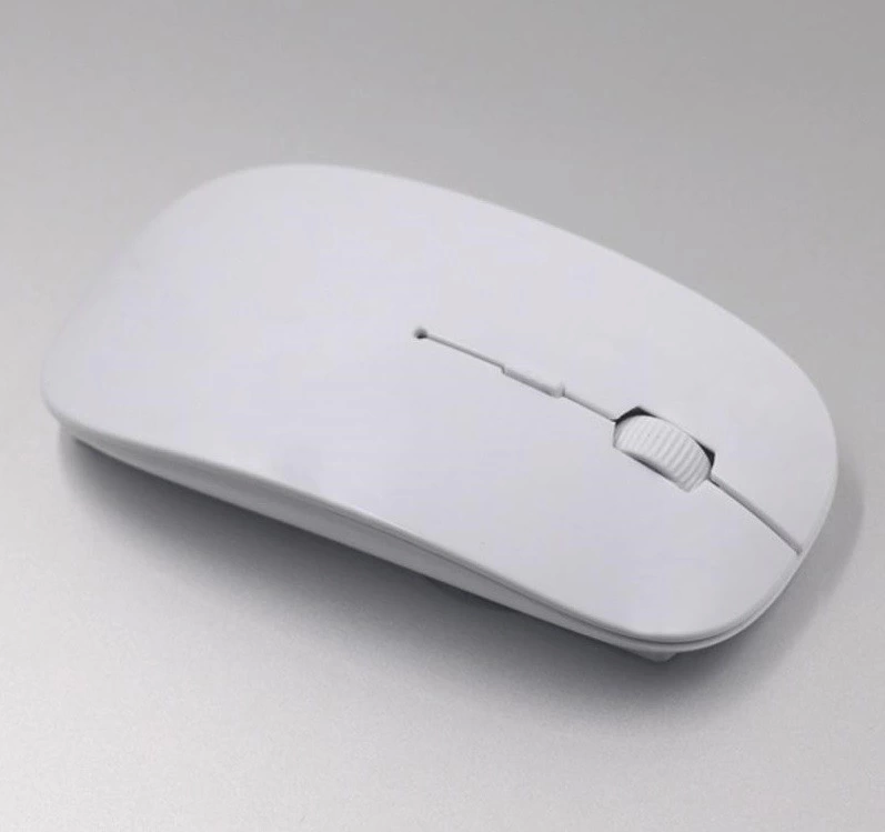 BUĞZ Ultra İnce Usb Bilgisayar Pc Dizüstü Masaüstü Kablosuz Mouse (beyaz)