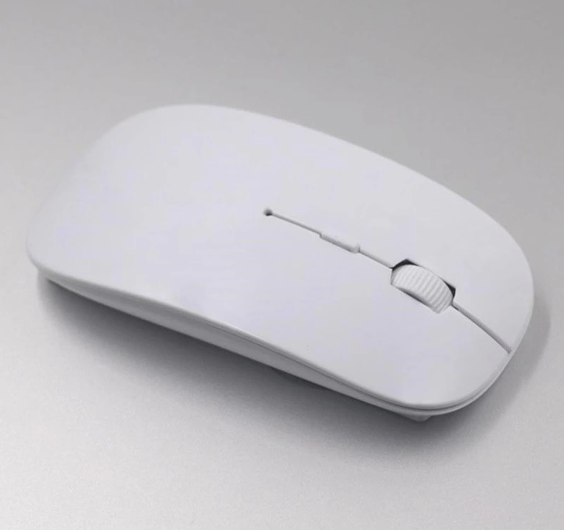 BUĞZ Ultra İnce Usb Bilgisayar Pc Dizüstü Masaüstü Kablosuz Mouse (beyaz)