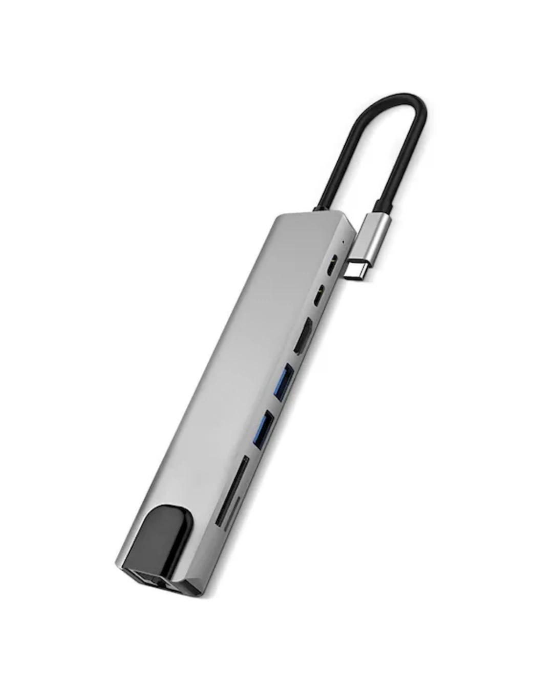 BUĞZ USB C Çoklu Port Adaptör HDMI USB Ethernet SD Kart Hub
