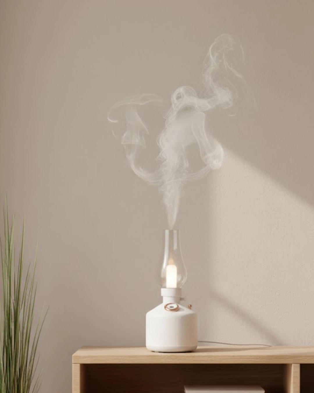BUĞZ USB Şarjlı Gaz Lambası Modeli Nano Mist Aromaterapi Nemlendirici 280 ml