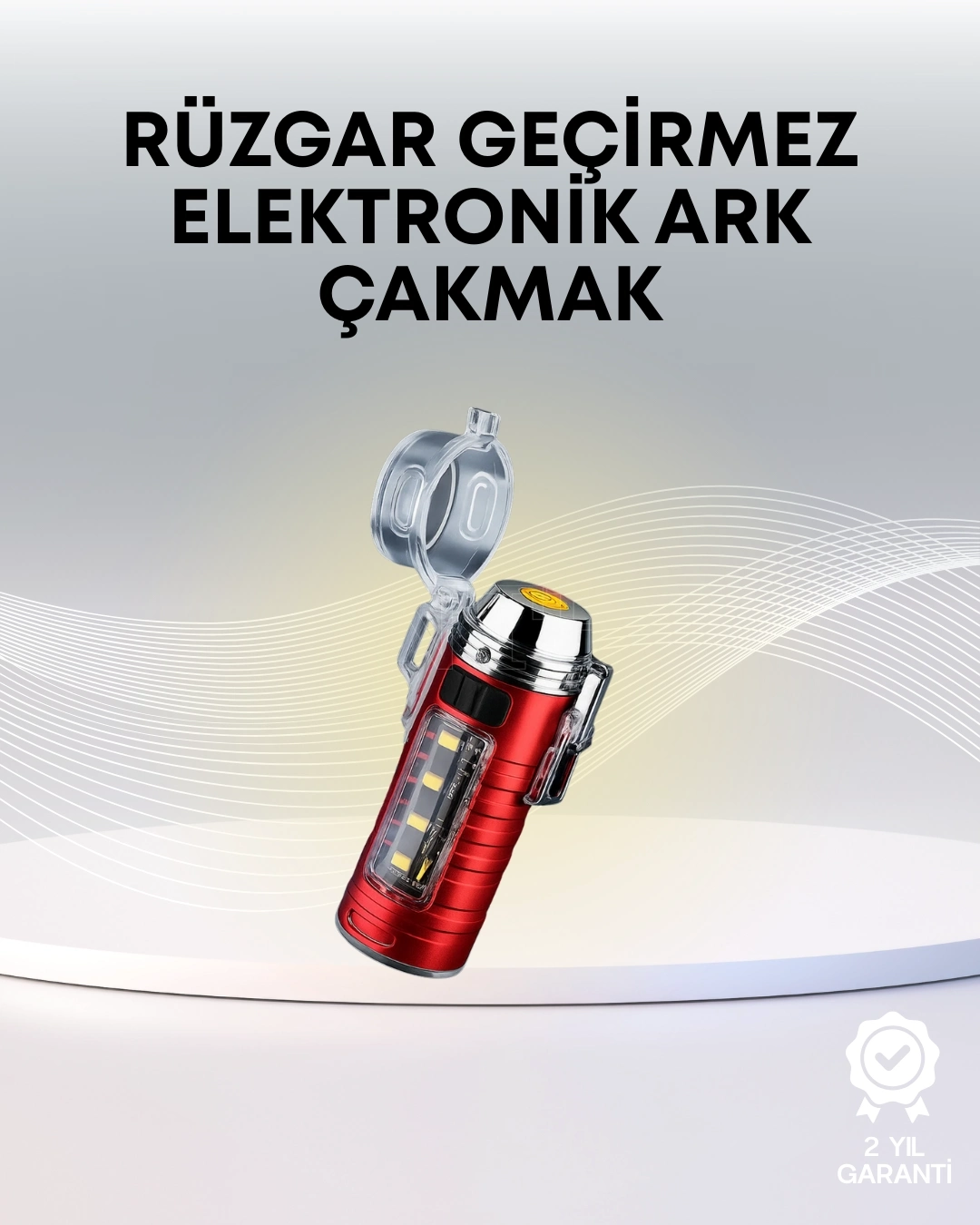 BUĞZ USB Şarjlı Suya Dayanıklı Elektrikli Çakmak