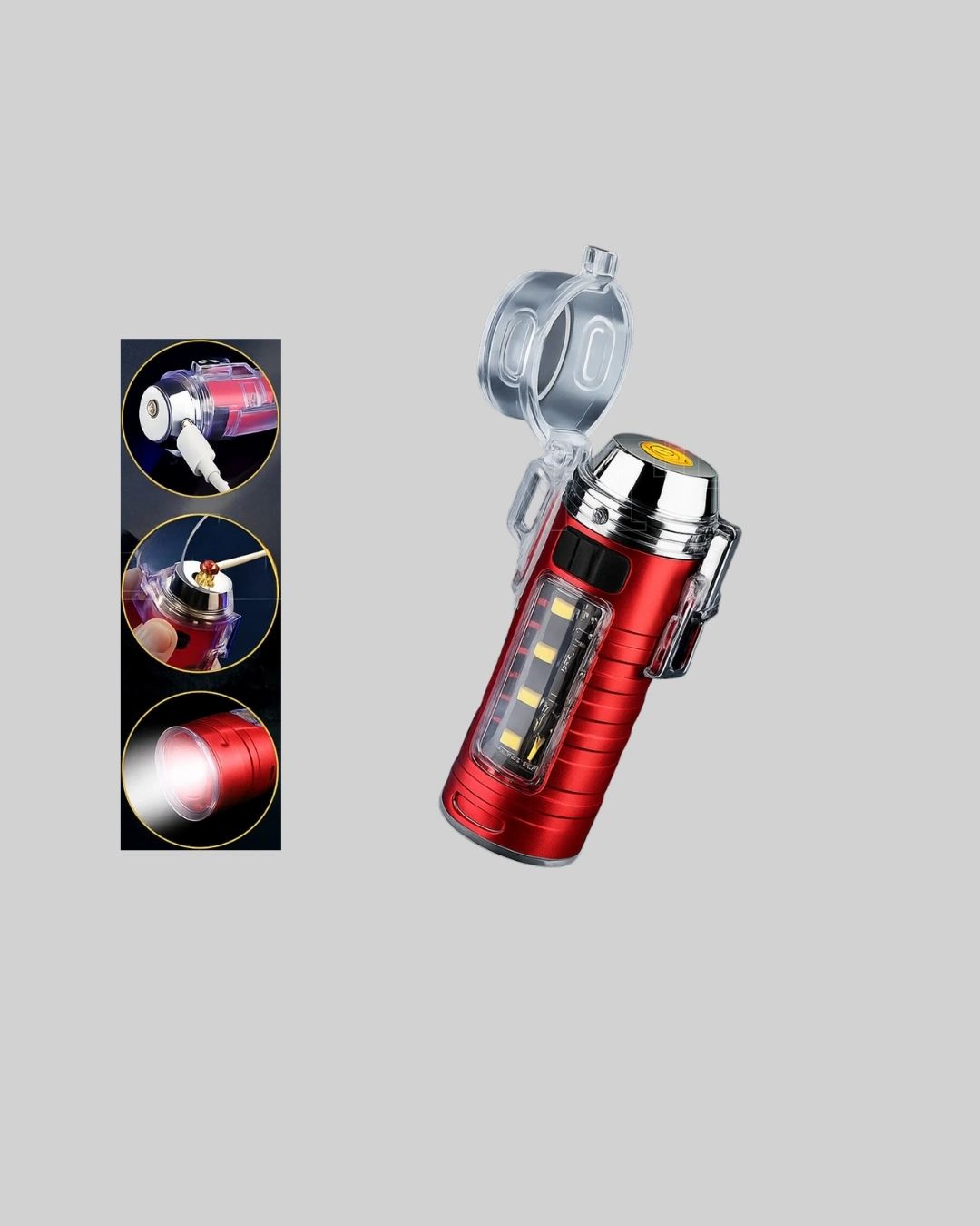 BUĞZ USB Şarjlı Suya Dayanıklı Elektrikli Çakmak