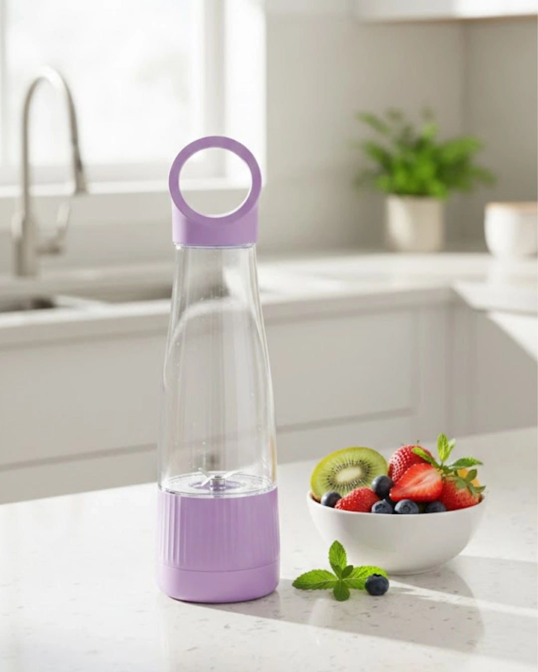 BUĞZ USB Şarjlı Taşınabilir Smoothie Blender 400 ml