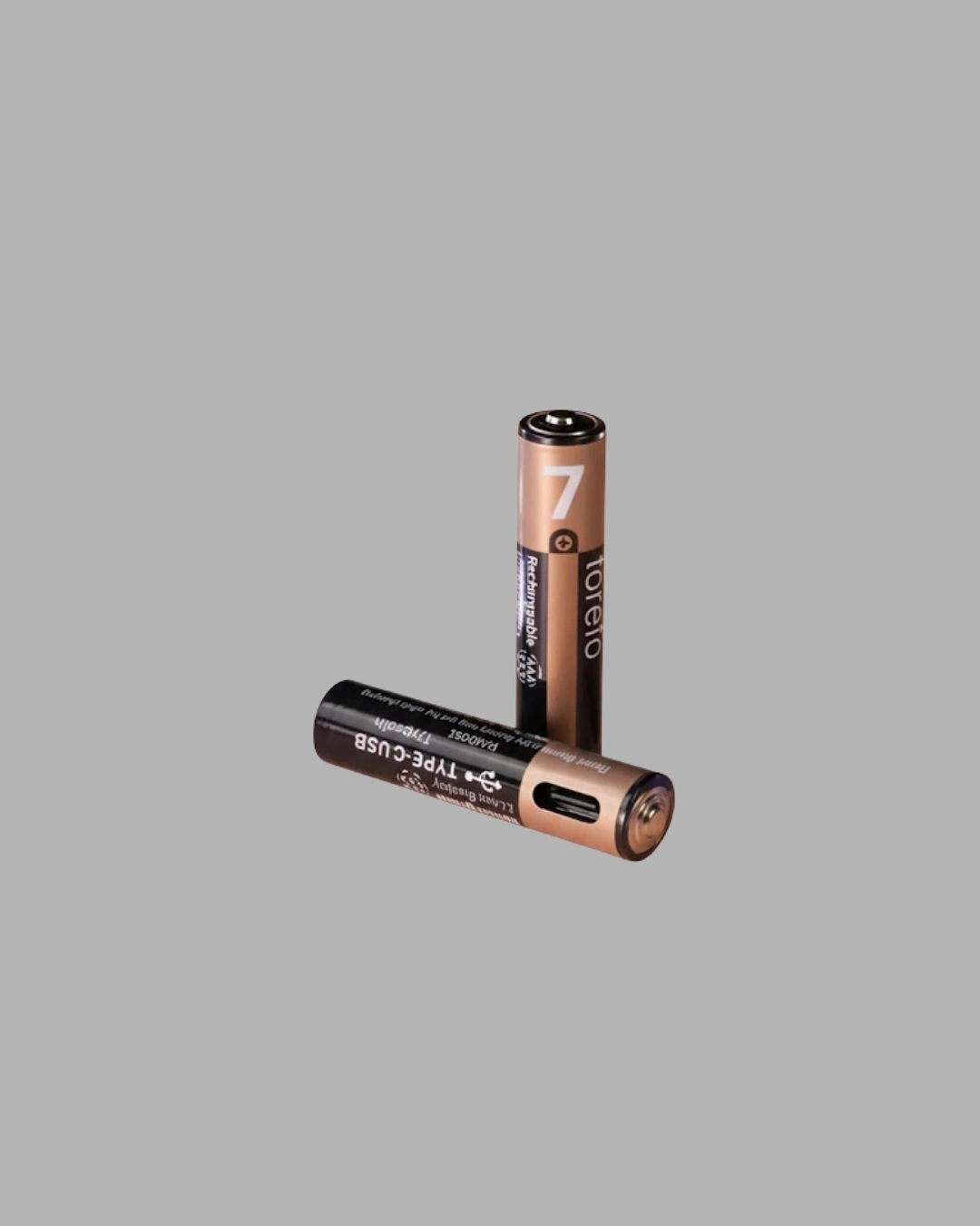 BUĞZ USB Type-C Şarjlı AAA Lityum Pil 1000+ Şarj Döngüsü ile Uzun Ömür