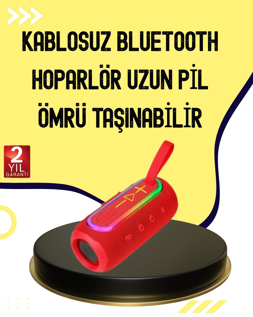 BUĞZ Uzun Pil Ömürlü Bluetooth 5.1 Hoparlör