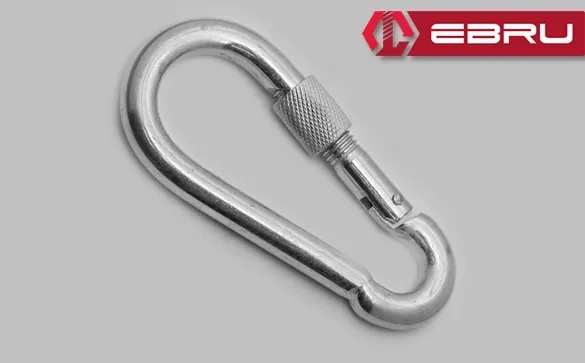 BUĞZ Vidalı Karabina, Kanca, Çengel 12mm - 1 Adet