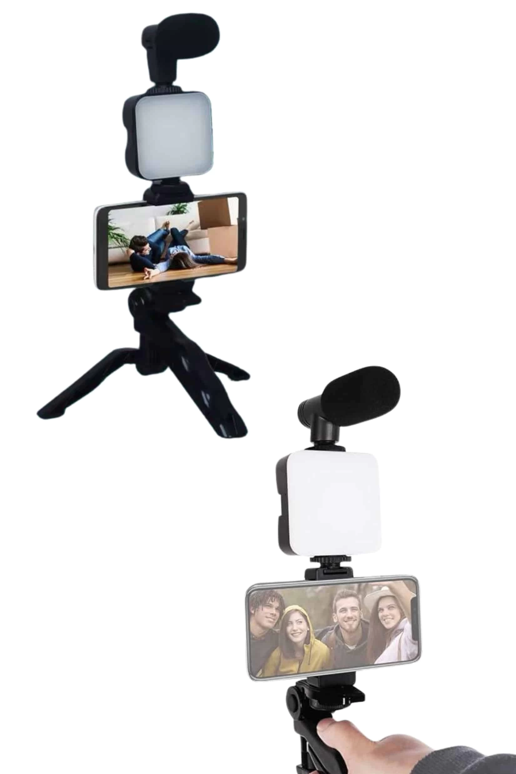 BUĞZ Video Making Kit Telefon Tutucu Vlog Video Mini Led Işıklı BUĞZ Video Making Kit Telefon Tutucu Vlog Video Mini Led Işıklı