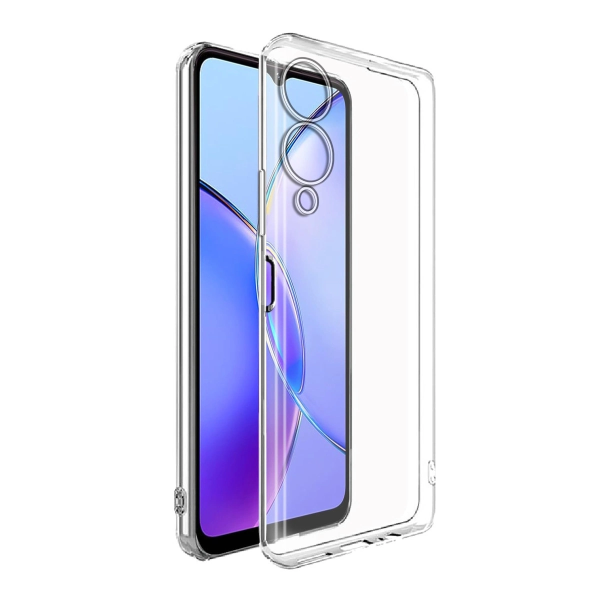 BUĞZ Vivo Y17s Kılıf Lüx Şeffaf Silikon