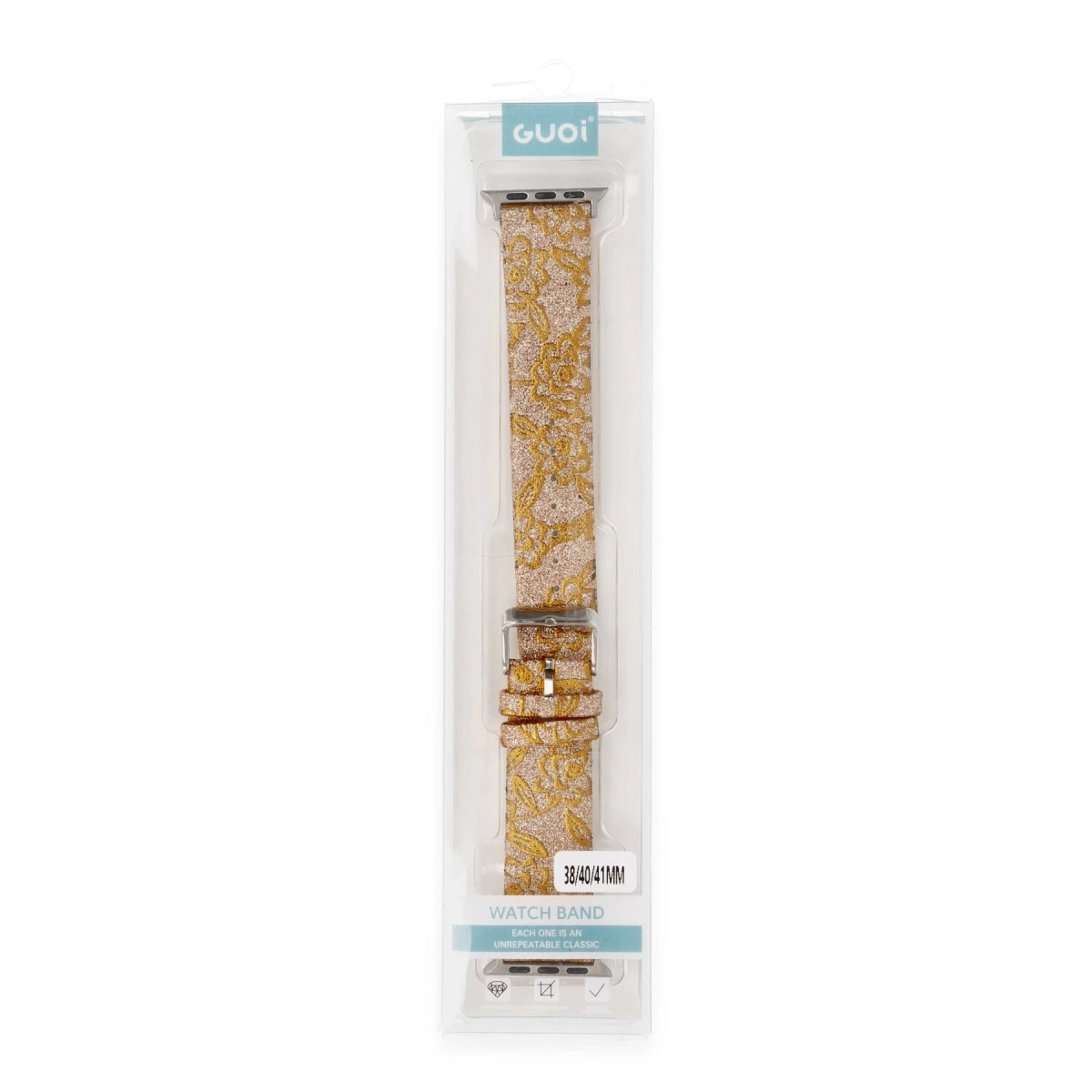 BUĞZ Watch 38mm Creeper Desenli Kordon - Gold
