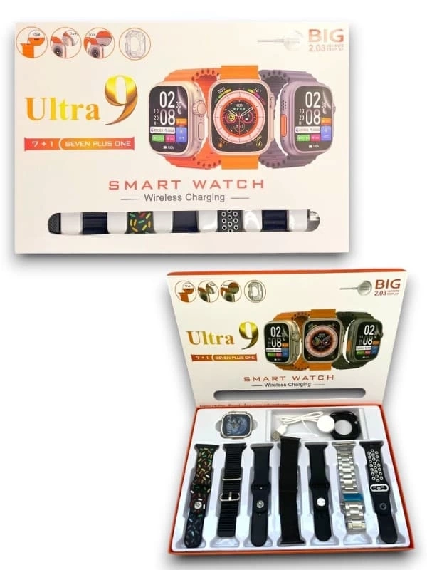 BUĞZ WATCH9 7 KORDONLU AKILLI SAAT BUĞZ WATCH9 7 KORDONLU AKILLI SAAT