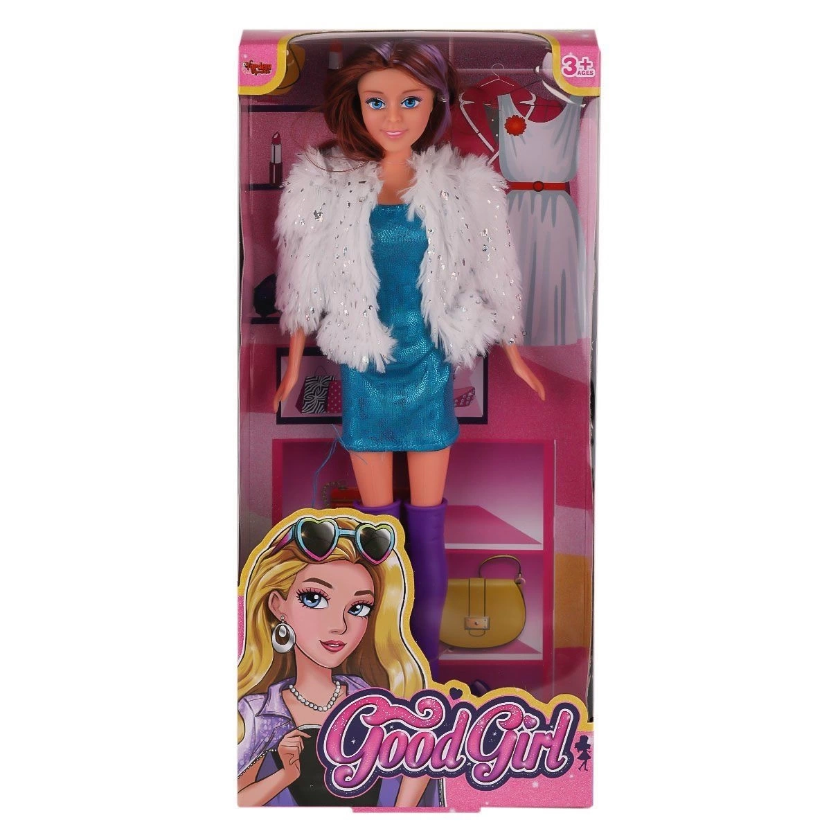 BUĞZ WG-66770 Parlak Elbiseli Ceketli Bebek 29 cm BUĞZ WG-66770 Parlak Elbiseli Ceketli Bebek 29 cm