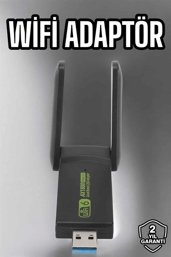 BUĞZ Wifi Adaptör Çift Bantlı Kablosuz Wifi Adaptörü BUĞZ Wifi Adaptör Çift Bantlı Kablosuz Wifi Adaptörü