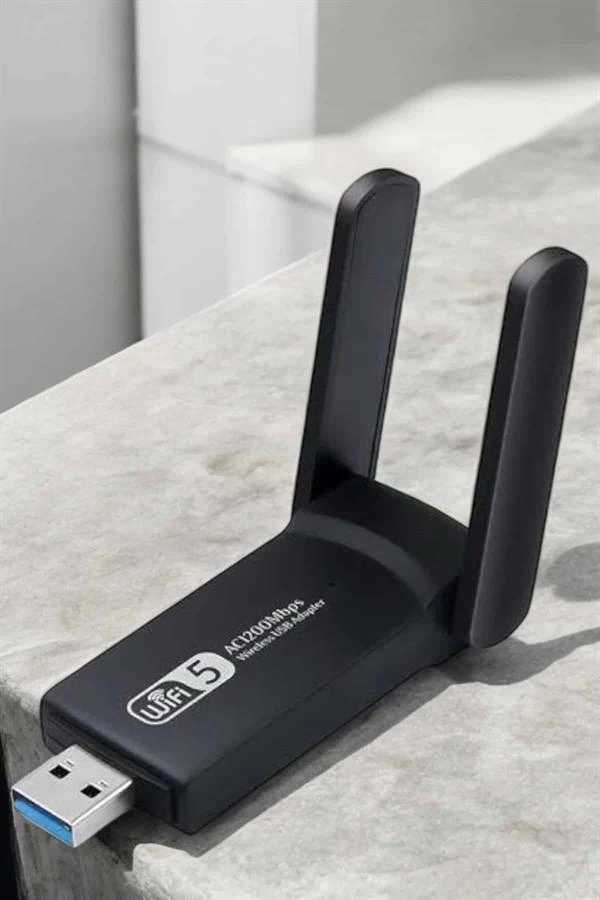 BUĞZ Wifi Adaptör Çift Bantlı Kablosuz Wifi Adaptörü BUĞZ Wifi Adaptör Çift Bantlı Kablosuz Wifi Adaptörü