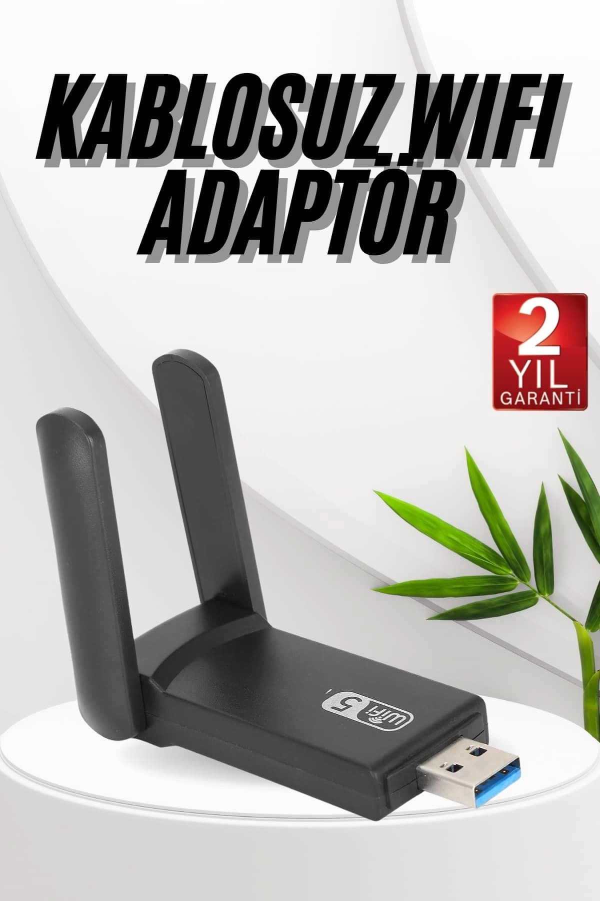 BUĞZ Wifi Adaptörü Bt5.0 Wifi 2'si Bir Arada Çift Bantlı Çift Anten