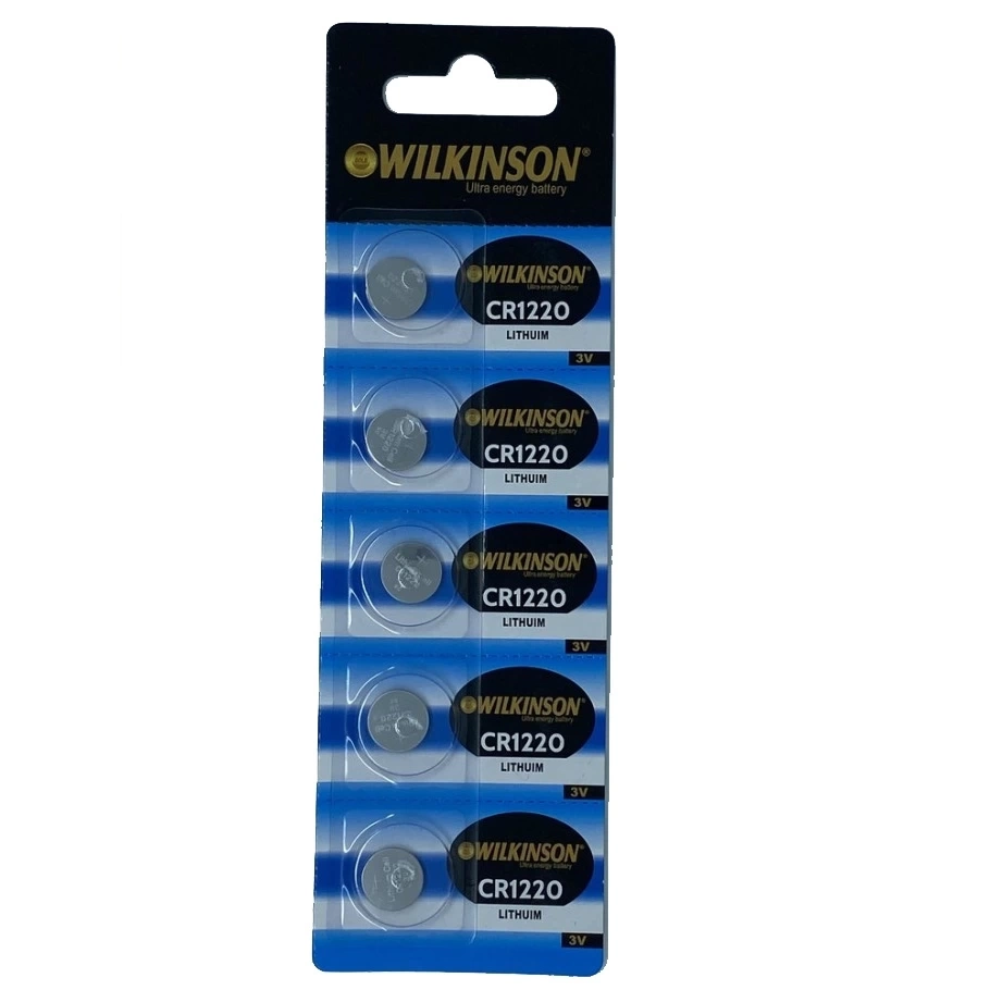 BUĞZ Wılkınson 1220 3v Lityum Düğme Pil 5'li Paket BUĞZ Wılkınson 1220 3v Lityum Düğme Pil 5'li Paket