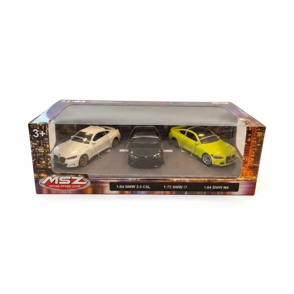 BUĞZ WP6429  1/64 BMW 3.0 CSL,BMW İ7,BMW M4-EKN