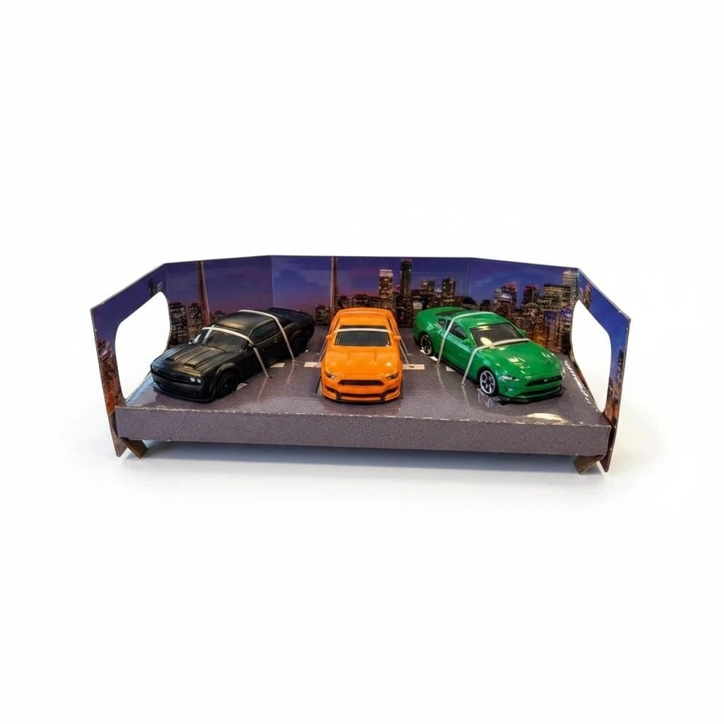 BUĞZ WP6433  1/64 DODGE CHALLENGER,FORD MUSTANG-EKN