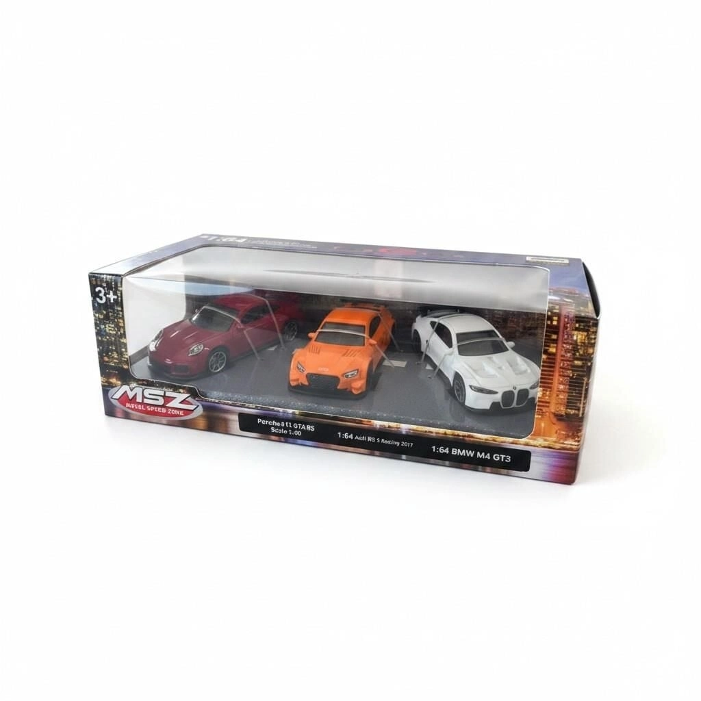 BUĞZ WP6434  1/64 PORSCHE 911 GT2 RSAUDİ RS5,BMW-EKN