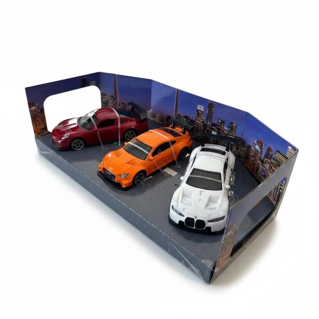 BUĞZ WP6434  1/64 PORSCHE 911 GT2 RSAUDİ RS5,BMW-EKN