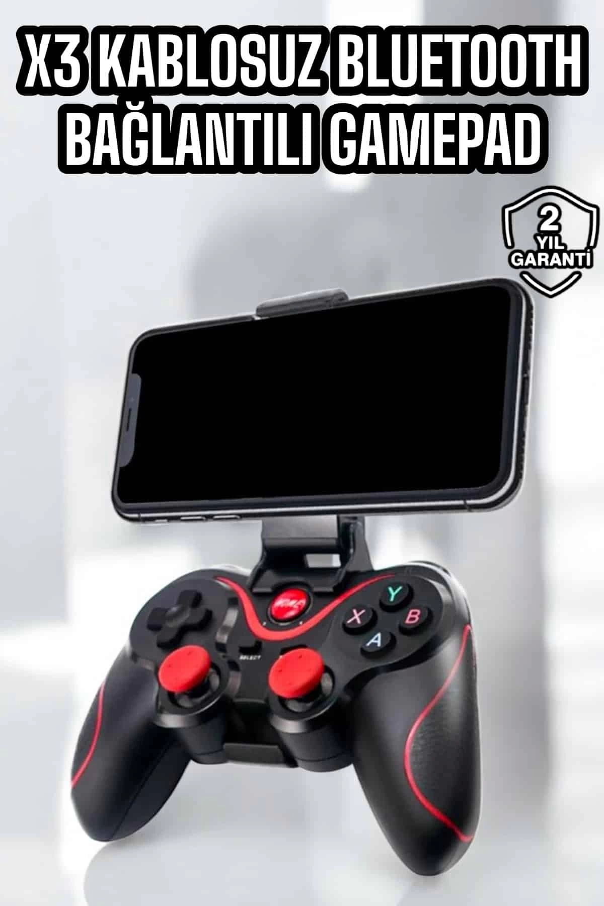BUĞZ X3 Gamepad Oyun Kolu Bluetooth Bağlantılı Gamestick Android Uyumlu