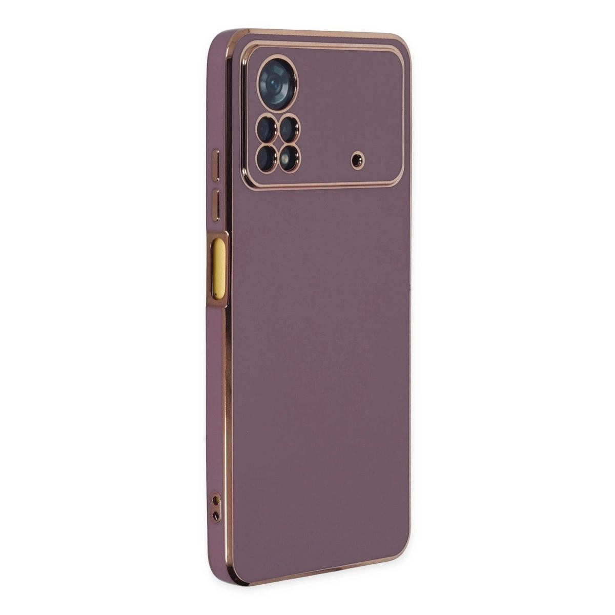 BUĞZ Xiaomi Poco X4 Pro 5g Kılıf Volet Silikon - Mor BUĞZ Xiaomi Poco X4 Pro 5g Kılıf Volet Silikon - Mor