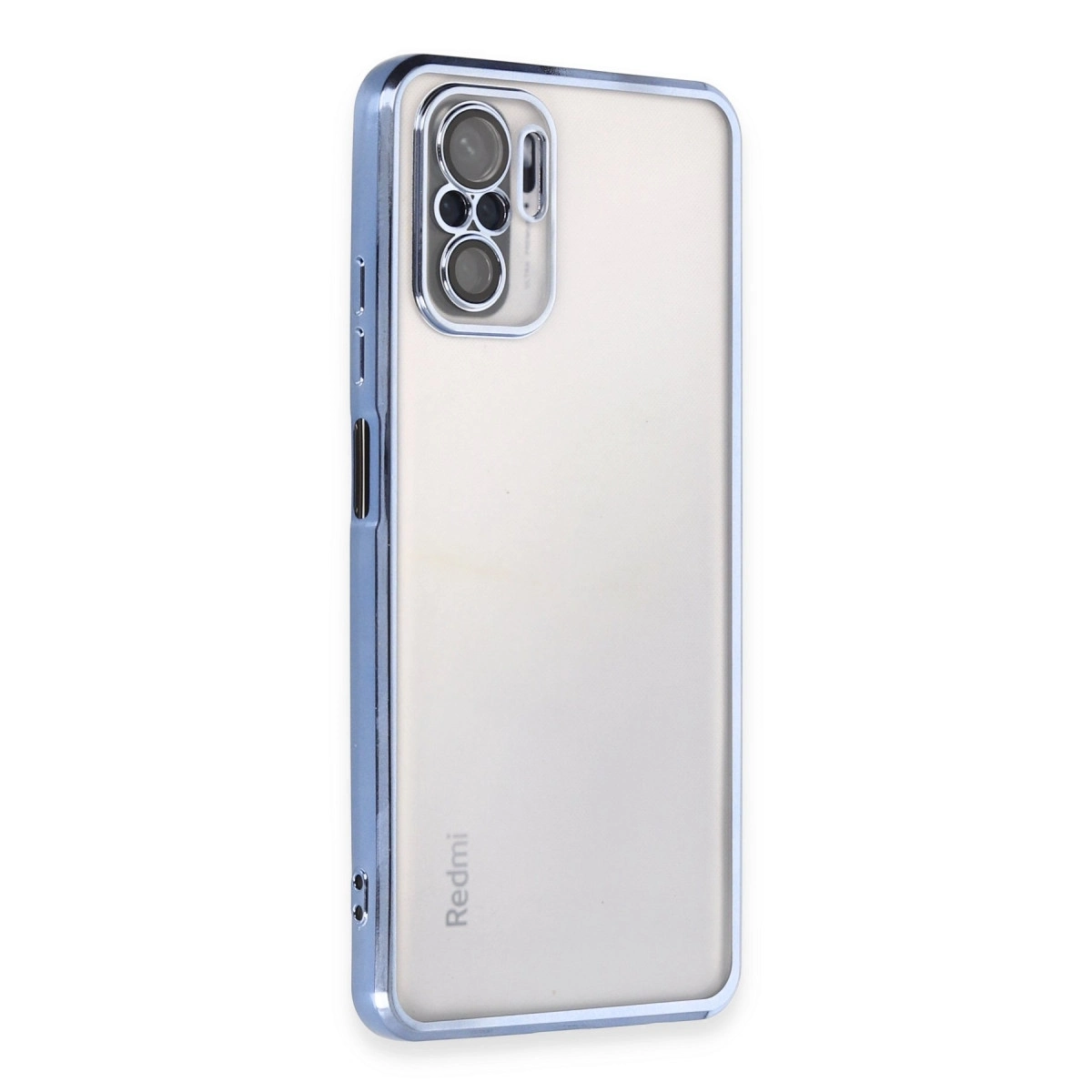 BUĞZ Xiaomi Redmi Note 10 Kılıf Razer Lensli Silikon - Açık Mavi BUĞZ Xiaomi Redmi Note 10 Kılıf Razer Lensli Silikon - Açık Mavi