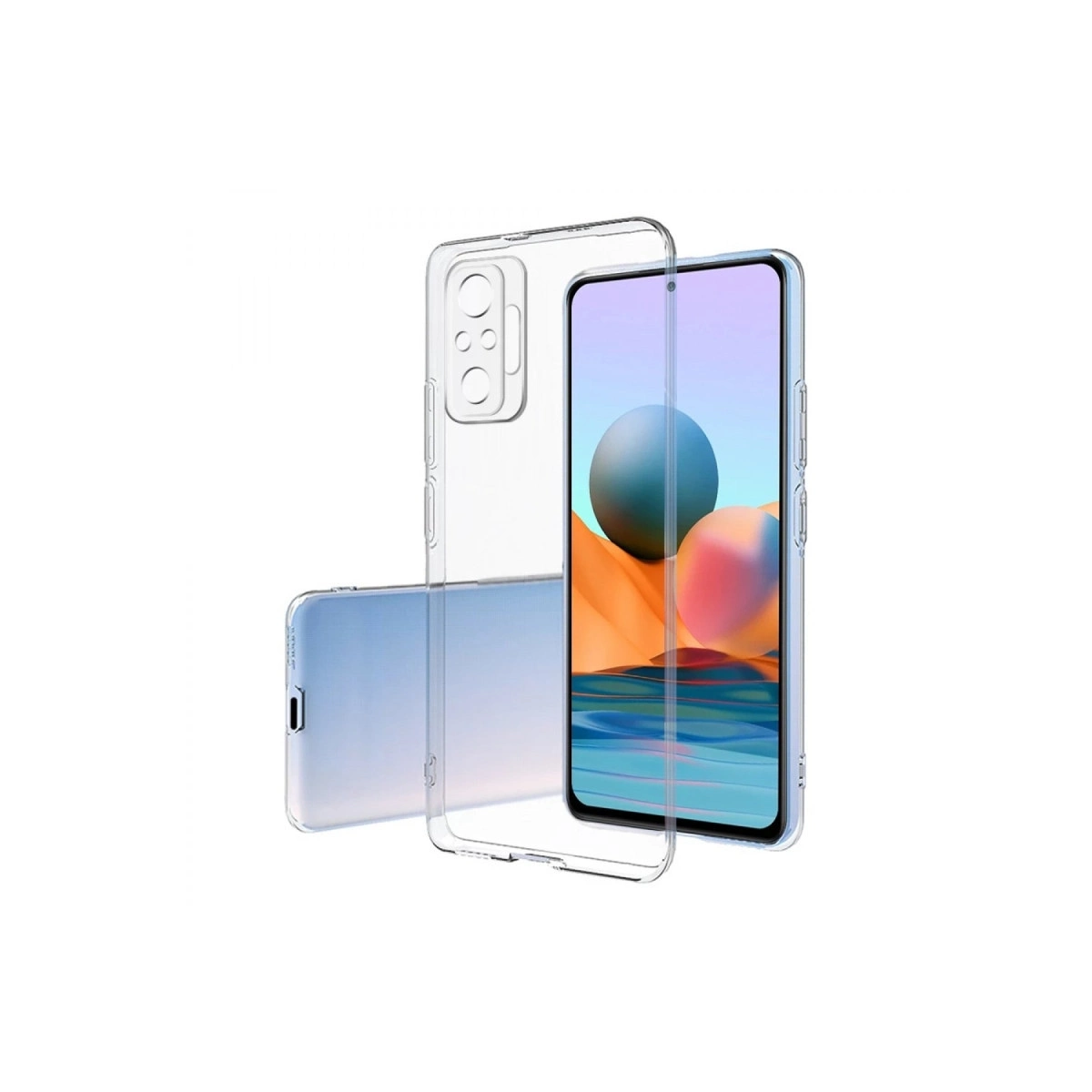 BUĞZ Xiaomi Redmi Note 10 Pro Kılıf Lüx Şeffaf Silikon