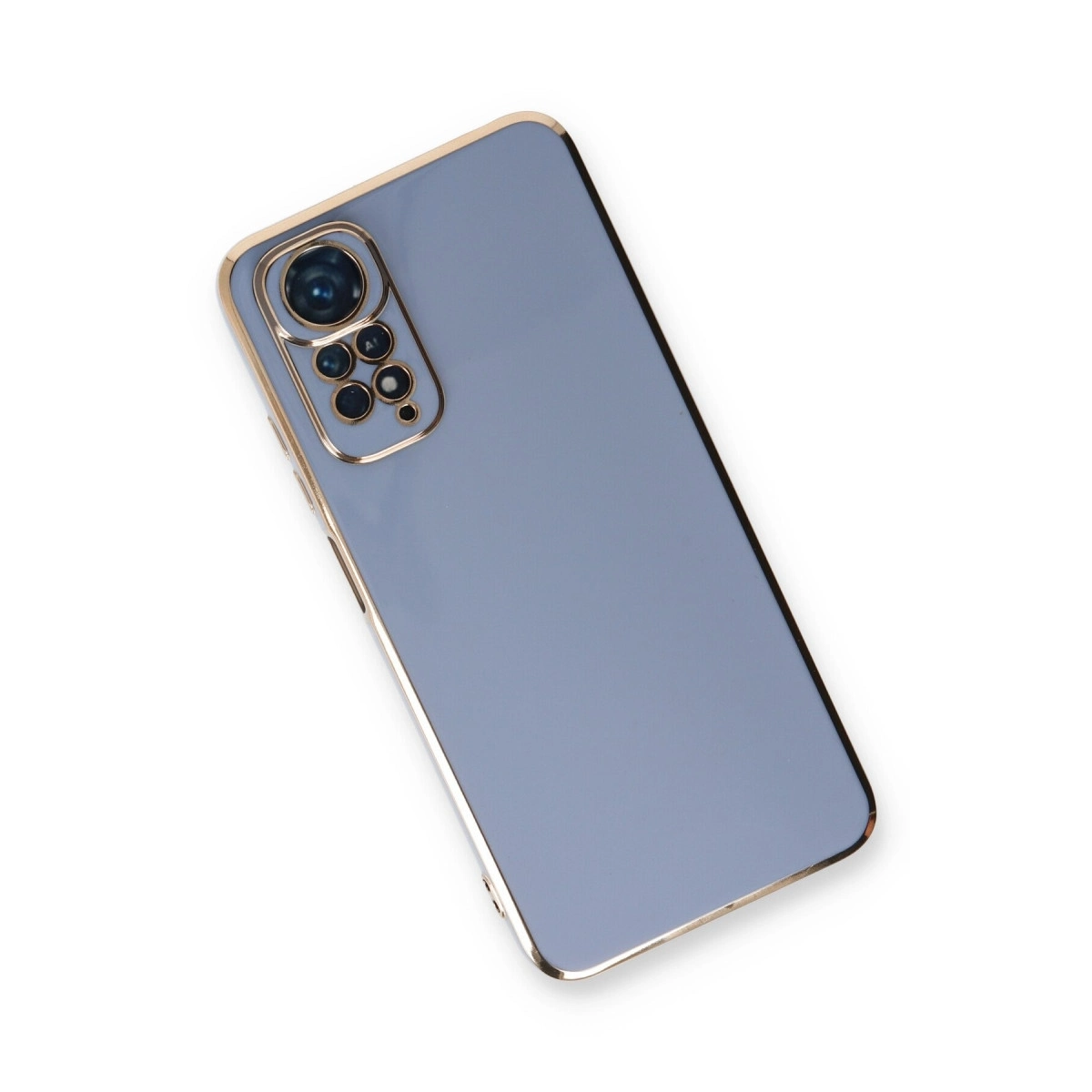 BUĞZ Xiaomi Redmi Note 11 Kılıf Volet Silikon - Mavi