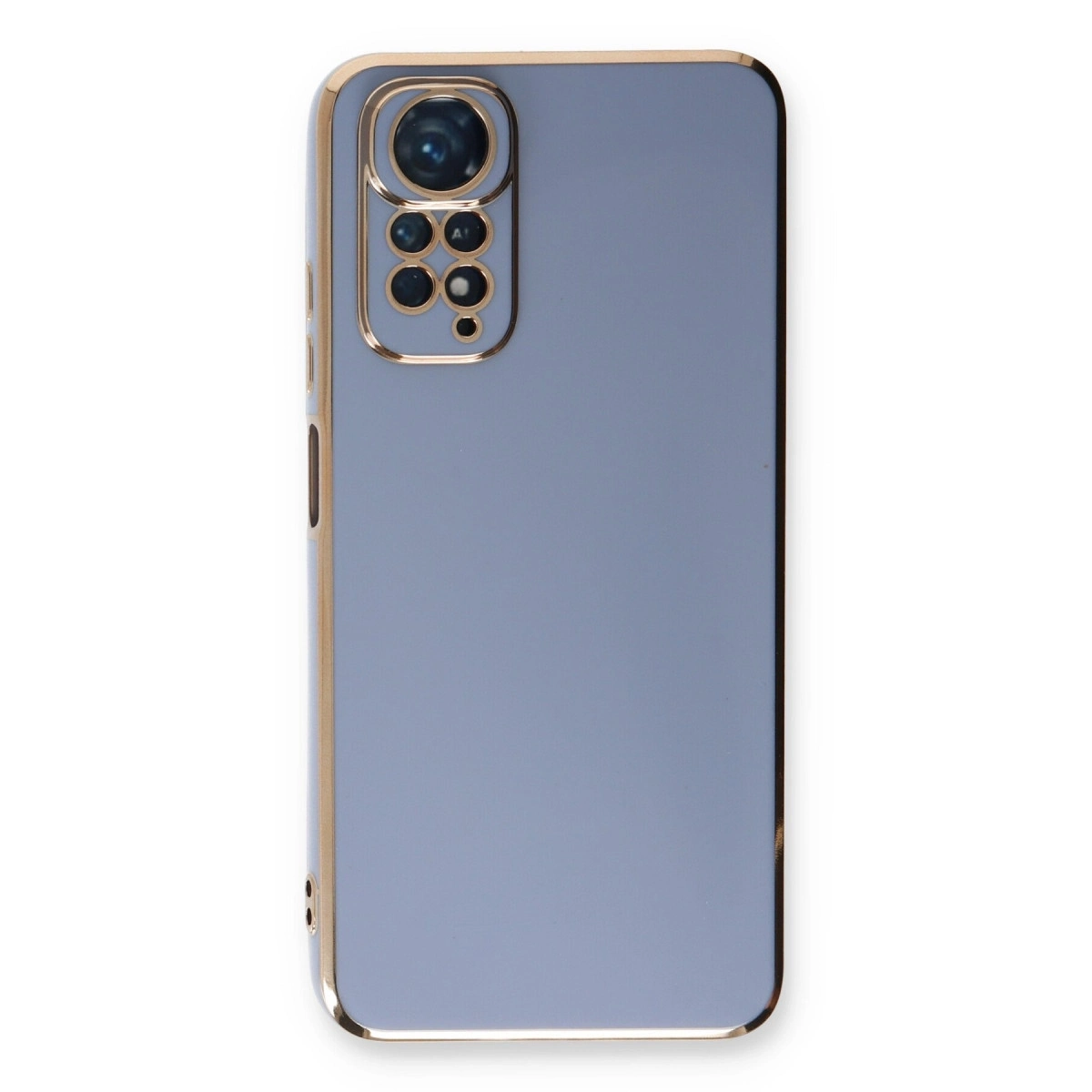 BUĞZ Xiaomi Redmi Note 11 Kılıf Volet Silikon - Mavi BUĞZ Xiaomi Redmi Note 11 Kılıf Volet Silikon - Mavi